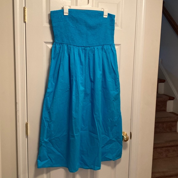 a new day Dresses & Skirts - NWOT A New Day Turquoise Strapless Dress…size L